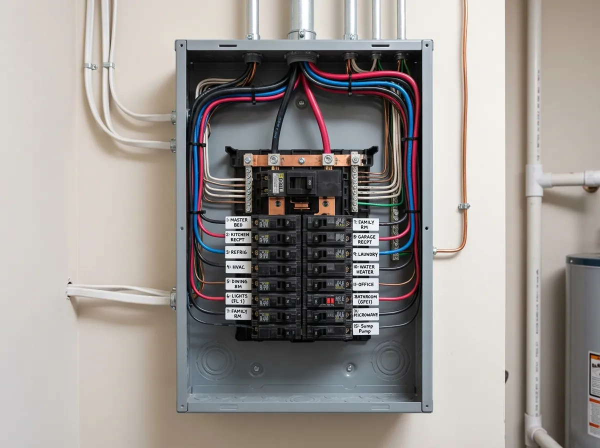 Electrical service panel upgrade 200-amp residential Freehold NJ